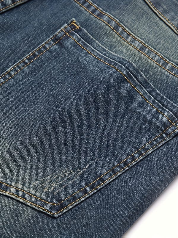 classic zipper biker regular fit flex jean