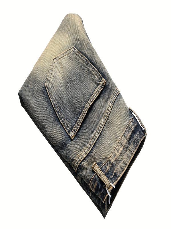 men's slim fit stretch jeans ripped skinny jeans for men, fashion distressed straight comfort flex waist pants, pants for men