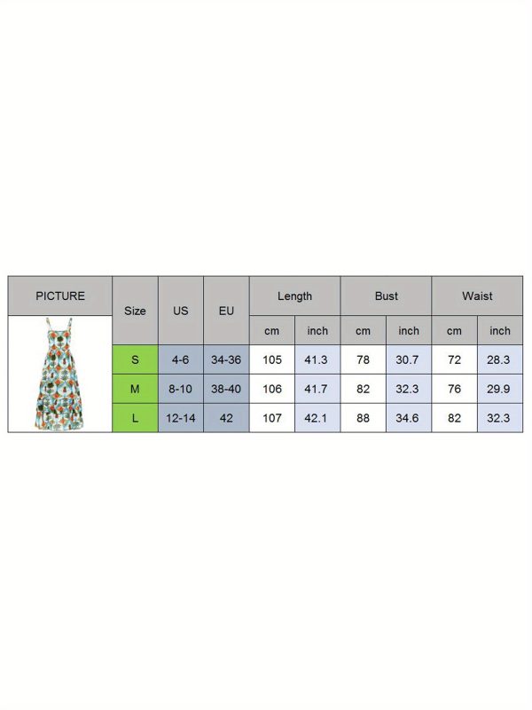 women's tropical floral print sleeveless a line dress square neck, flowy long skirt, elegant summer style, light blue with vibrant pineapple & bird design, hand wash or dry clean, tropical dress