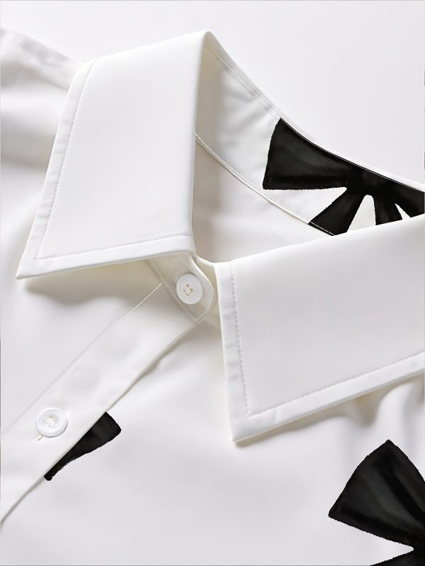 women's elegant blouse chic office to party top, machine washable non see through shirt for everyday & formal events