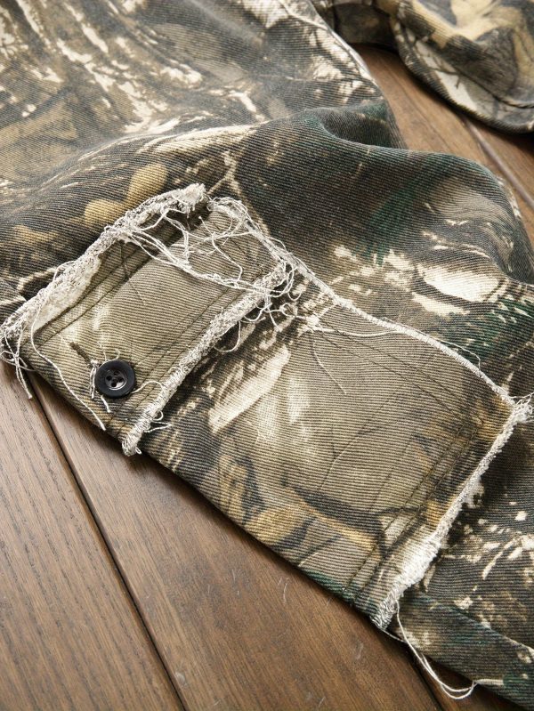 men's ripped jeans regular fit distressed slim straight leg stacked biker fashion comfort denim pants