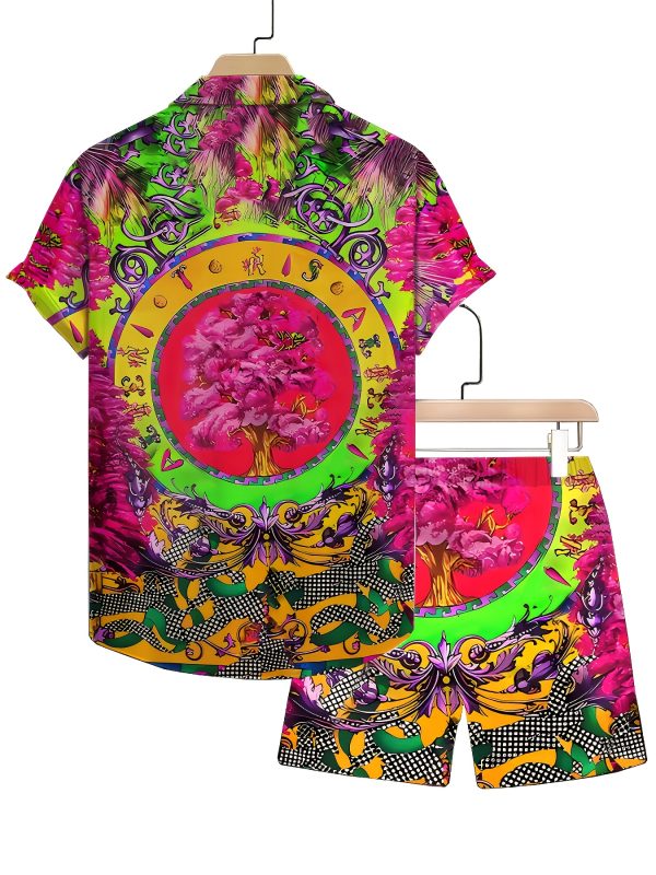 hot selling, men's casual sports suit, summer two piece suit, summer short sleeved suit, lapel short sleeved jacket, beach pants suit, daily casual party, suitable for easy travel in summer