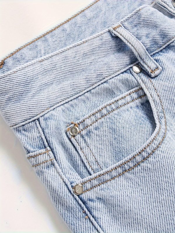 men's ripped slim distressed destroyed straight denim pants streetwear clothes
