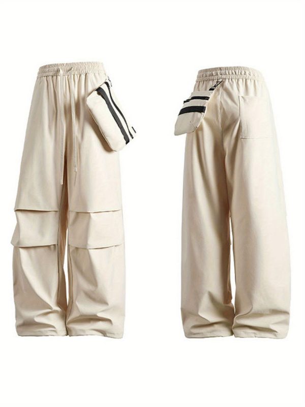 women's casual wide leg quick dry overalls with stretch waistband olive green, machine washable, all season comfort