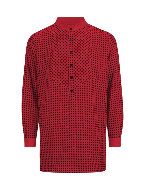 men's casual long sleeved two piece suit mid length top and trousers