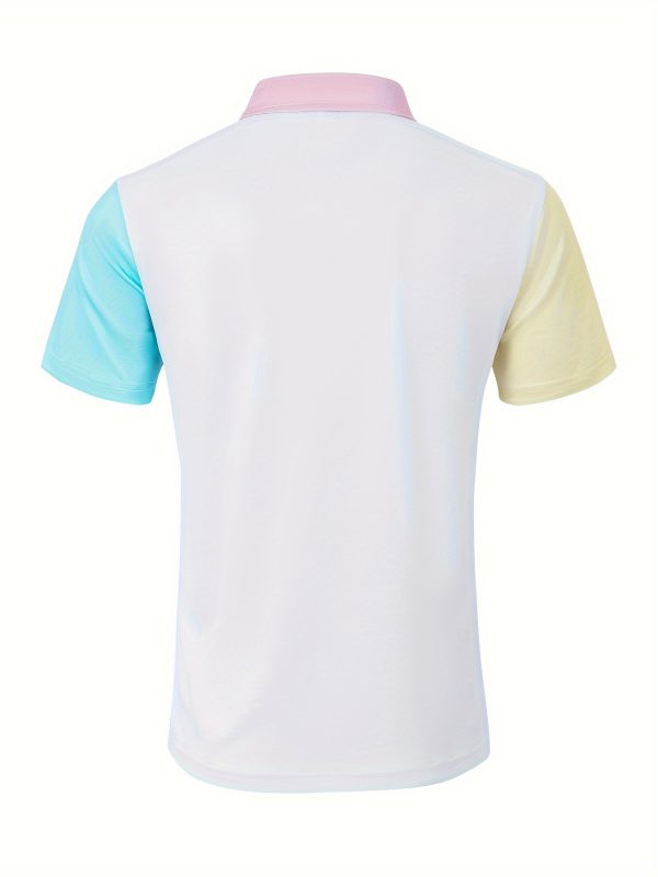 fashion men's suit gift casual sports summer men's polo shirt
