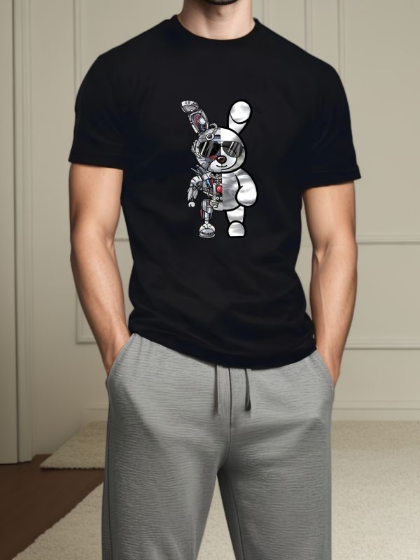 summer men's cotton short sleeved t shirt breathable round neck top loose versatile trendy wind quick drying multiple colors optional