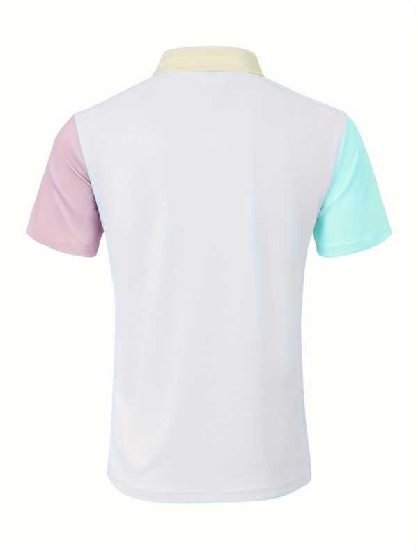 fashion men's suit gift casual sports summer men's polo shirt