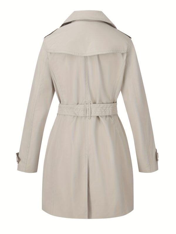 womens jacket spring and fall fashion long trench coat, lightweight windbreaker