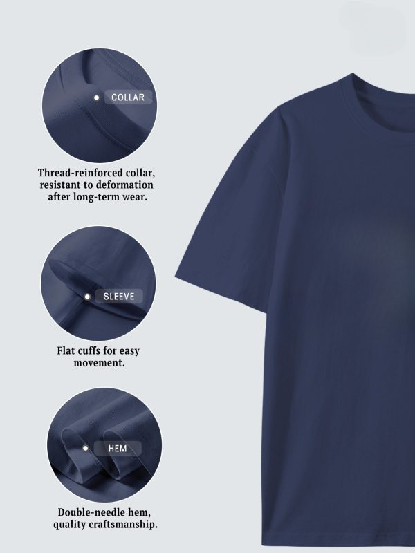 4 pack local boy fashion clothing personality combination! men's 100% pure cotton t shirt a comfortable casual, versatile, and fashionable round neck short sleeved essential for men, couple outfit, parent child outfit can be used as a gift