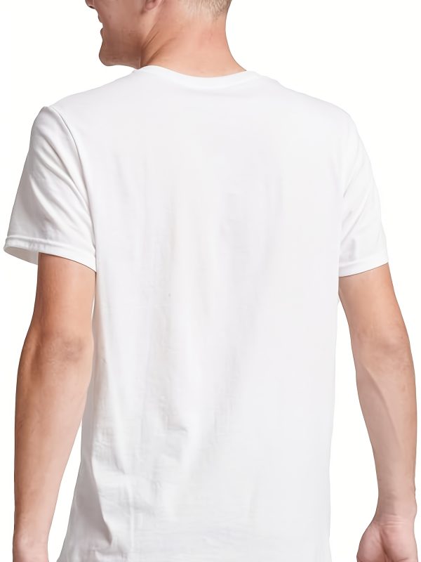 summer men's cotton short sleeved t shirt breathable round neck top loose versatile trendy wind quick drying multiple colors optional