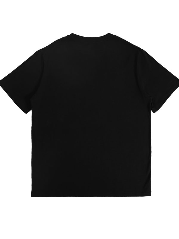 1pc women's cotton crew neck t shirt with geometric pattern print casual short sleeve tee for all seasons, knit fabric, regular length young style fashion top