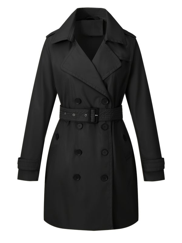 womens jacket spring and fall fashion long trench coat, lightweight windbreaker