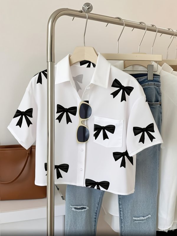 women's elegant blouse chic office to party top, machine washable non see through shirt for everyday & formal events