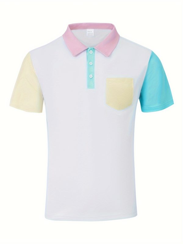 fashion men's suit gift casual sports summer men's polo shirt