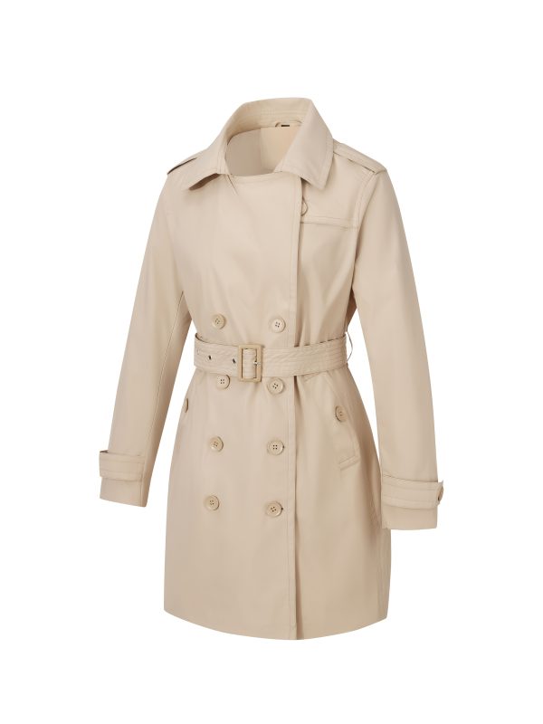 womens jacket spring and fall fashion long trench coat, lightweight windbreaker