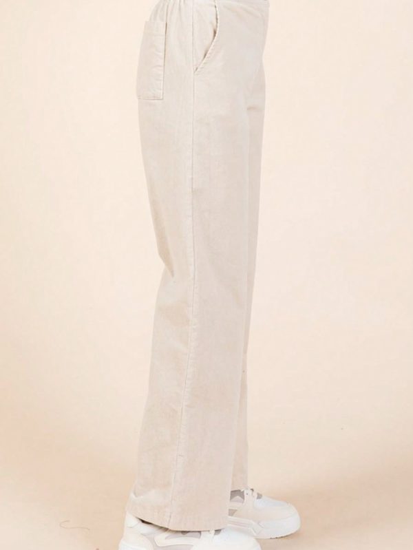 womens casual relaxed fit chic drawstring elastic waist wide leg pants lightweight breathable ivory white loose comfort palazzo trousers for beach summer vacation lounge resort wear