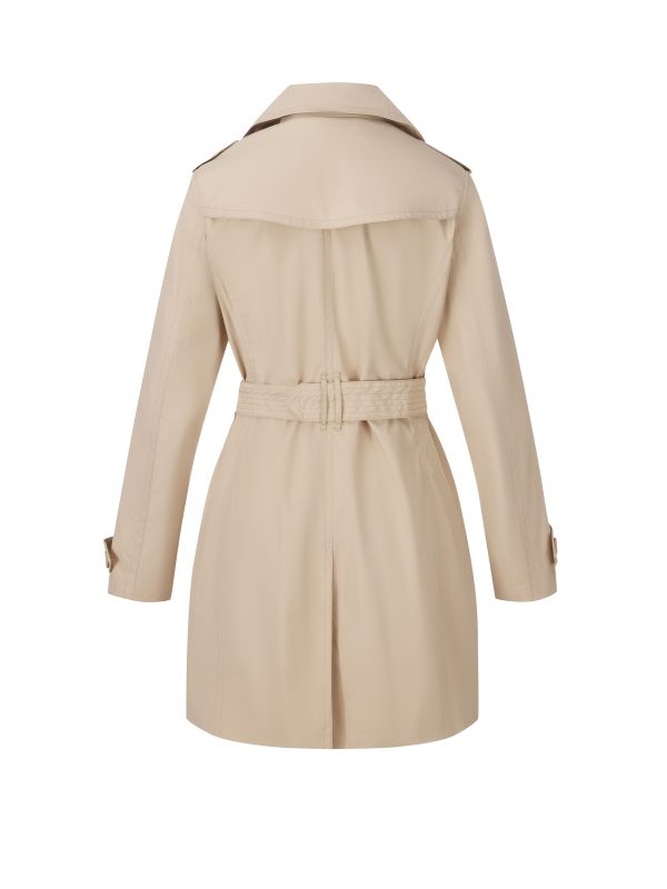womens jacket spring and fall fashion long trench coat, lightweight windbreaker