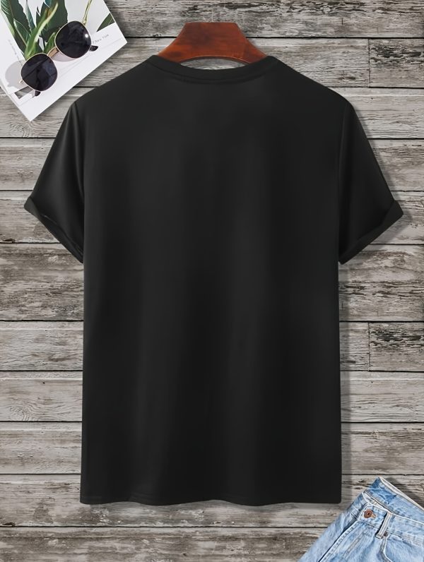 summer shorts short sleeve suit, jesus postcard printed street style two piece costume, men's t shirt and drawstring shorts suit with pocket, quick drying sports suit, comfortable and breathable, street costume y2k.