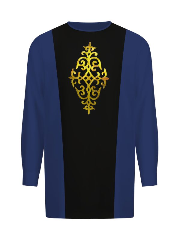 men's casual long sleeved two piece suit mid length top and trousers