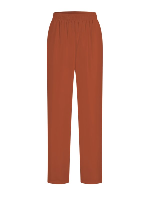 men's casual long sleeved two piece suit mid length top and trousers