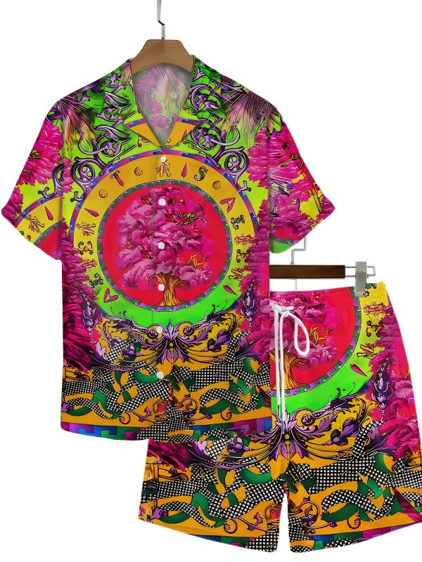 hot selling, men's casual sports suit, summer two piece suit, summer short sleeved suit, lapel short sleeved jacket, beach pants suit, daily casual party, suitable for easy travel in summer