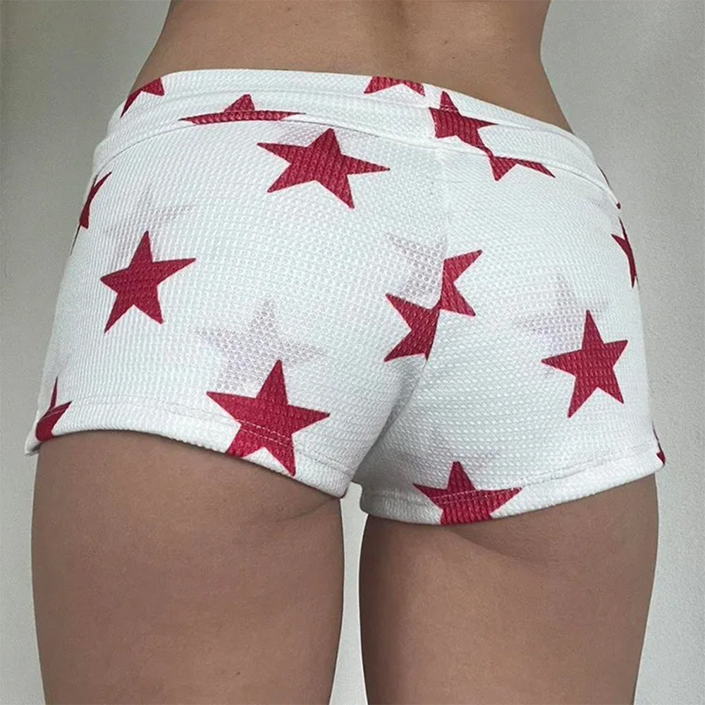 y2k stars micro shorts